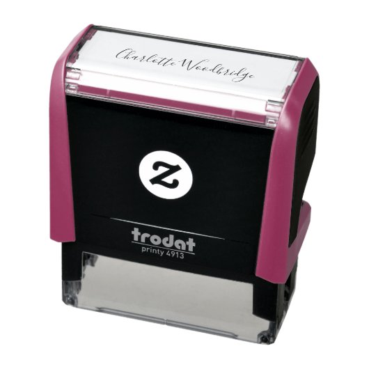 Moderne kursive Schriftunterschrift elegant Permastempel (Produkt)