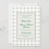 Moderne, kursive Skripterfassung - Einladung zur H (Vorderseite)