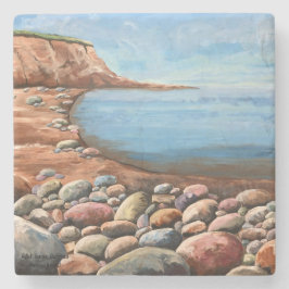 MODERNE KÜSTENMALERIE STEINUNTERSETZER