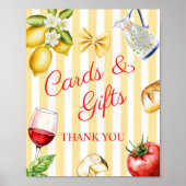 Moderne La Dolce Vita Karten & Geschenke Schilder (Vorne)