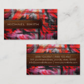 Moderne lackierte Holztäfelungen mit elegantem Led Visitenkarte (Vorne/Hinten)