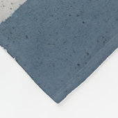 Moderne Lake House Custom Coordinates Fleecedecke (Ecke)