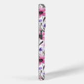 Moderne Landrosa Lila Blumenfarbe Case-Mate iPhone Hülle (Rückseite / Rechts)