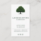 Moderne Landscaping Business Card Visitenkarte (Vorderseite)