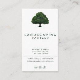 Moderne Landscaping Business Card Visitenkarte