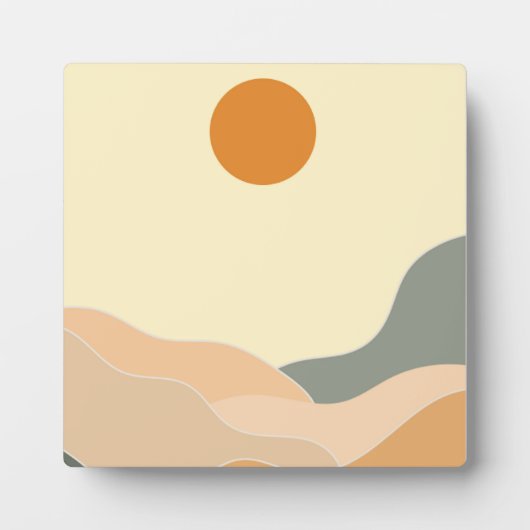 Moderne Landschaft Fotoplatte (Vorderseite)