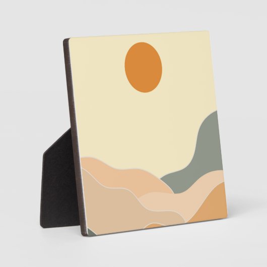 Moderne Landschaft Fotoplatte (Vorderseite)