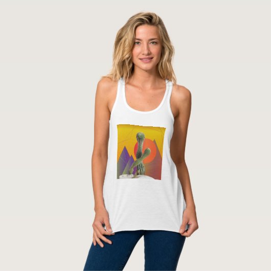 Moderne Landschaft Tank Top (Vorderseite Vollansicht)