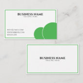 Moderne Landschaften, grünes Gras schneiden Rasenp Visitenkarte (Vorne/Hinten)