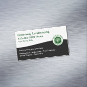 Moderne Landschaftsdienste Magnetische Visitenkart Visitenkarte (Beispiel)