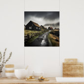 Moderne Landschaftswandkunstfotos Poster (Küche)