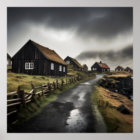 Moderne Landschaftswandkunstfotos Poster (Vorne)