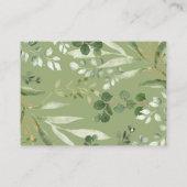 Moderne Landtiere, Holztiere, Windeln Begleitkarte (Rückseite)