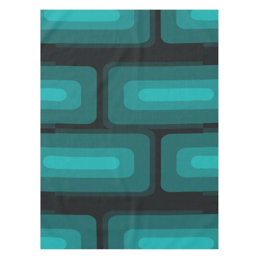 Moderne, lange Rechtecke aus dem Mittelalter Aquam Tischdecke (Vorderseite)