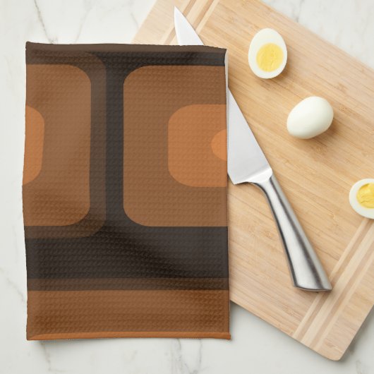 Moderne, lange Rechtecke aus dem Mittelalter verbl Geschirrtuch (Viertel Falte)