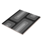 Moderne, lange Rechtecke, dunkelgrau Fliese (Seite)