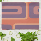 Moderne, lange Rechtecke, farbenfroh 2 Geschirrtuch (Gefaltet)