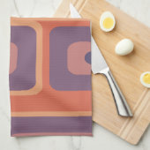 Moderne, lange Rechtecke, farbenfroh 2 Geschirrtuch (Viertel Falte)