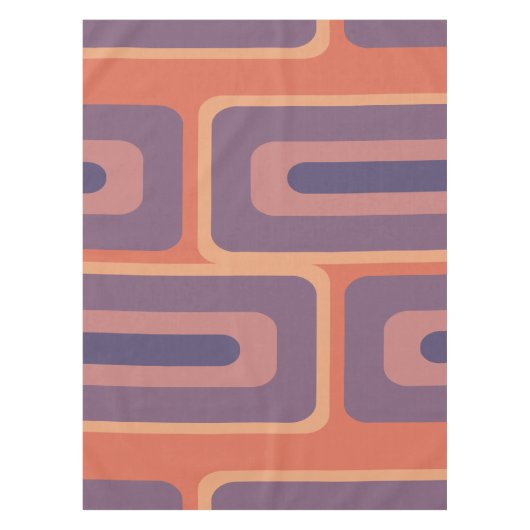 Moderne, lange Rechtecke, farbenfroh 2 Tischdecke (Vorderseite)