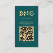 Moderne Lashes machen den Künstler zu einem Aquama Visitenkarte (Rückseite)