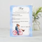 Moderne Lässig-Romantische Partnerschaftspartei Save The Date (Stehend Vorderseite)