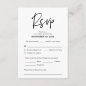 Moderne Lässige Eleganz, UAWG, schwarzer Schriftar Begleitkarte (Vorderseite)