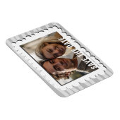 Moderne Lässige Hochzeit eines Fotos rettet das Da Magnet (Rechte Seite)