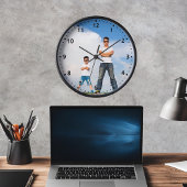 Moderne, Lässige Personalisierte Foto Uhr