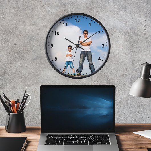 Moderne, Lässige Personalisierte Foto Uhr