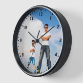 Moderne, Lässige Personalisierte Foto Uhr (Winkel)