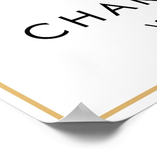 Moderne Lässige Script Graduate Class of 2023 Post Poster (Ecke)