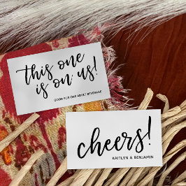 Moderne Lässige Script Typografy Drinckets