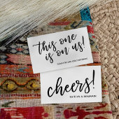 Moderne Lässige Script Typografy Drinckets