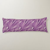 Moderne Lavendel-Blätter Muster Seitenschläferkissen (Rückseite)