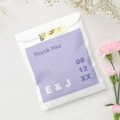 Moderne Lavendel mit Lila Gastgeschenk Hochzeit Geschenktütchen (Versiegelt)