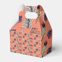 Moderne Leaf-Muster-Party-Lieferungen Geschenkschachtel