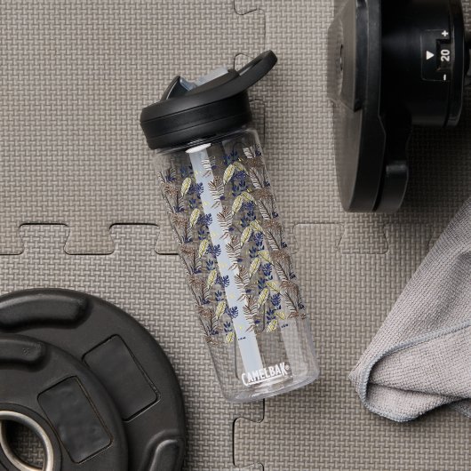 Moderne Leaf-Muster-Party-Lieferungen Trinkflasche (Fitnessstudio)