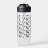 Moderne Leaf-Muster-Party-Lieferungen Trinkflasche (Vorderseite)