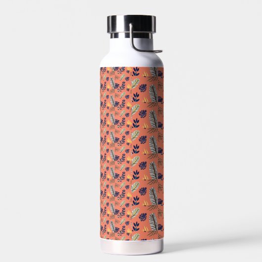 Moderne Leaf Muster Wasserflasche Trinkflasche (Links)