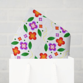 Moderne lebendige florale nahtlose helle Botanik Seidenpapier