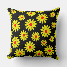 Moderne, lebendige Gänseblütenschwarz Mitte des Ja