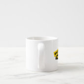 Moderne, lebendige, kühne Grafik von Express-Sie s Espressotasse (Rückseite)