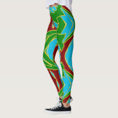 Moderne, lebendige Leggings "Ratti_Creative_Arts" (Links)
