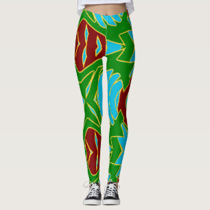 Moderne, lebendige Leggings "Ratti_Creative_Arts"