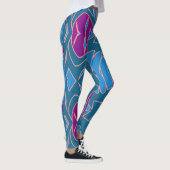 Moderne, lebendige Leggings "Ratti_Creative_Arts" (Rechts)