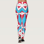 Moderne, lebendige Leggings "Ratti_Creative_Arts" (Rückseite)