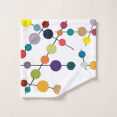 Moderne Lebensräume des Mittelalters Badhandtuch Set (Waschlappen)