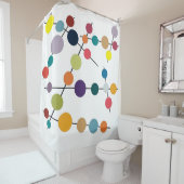 Moderne Lebensräume des Mittelalters Duschvorhang (Beispiel)