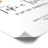 Moderne Leckerei Hochzeit Einfache Leckerei für Hu Poster (Ecke)