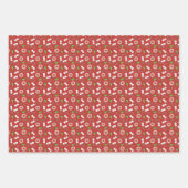 Moderne Leckerei und Baumuster Weihnachten Geschenkpapier Set (Vorderseite 2)